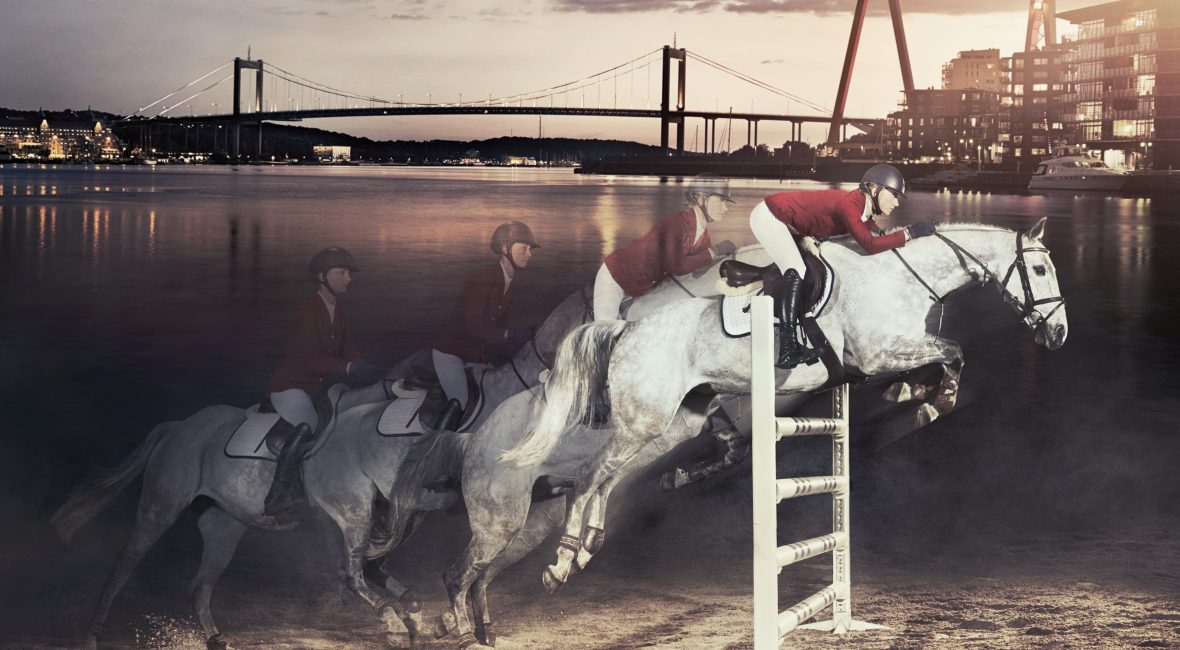 EM i ridsport hoppning stor bild
